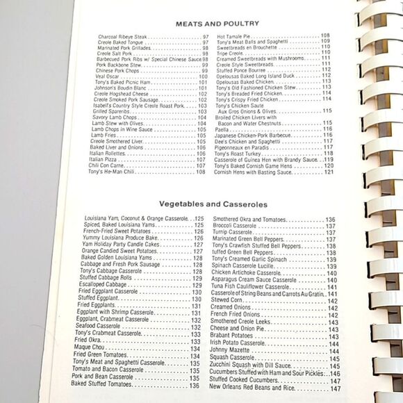 Tony's Chachere's Cajun Country Cookbook & Tony's Original Creole Season… - Picture 7 of 11